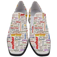 Writing Author Motivation Words Slip On Heel Loafers