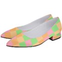 Checkerboard Pastel Squares Women s Low Heels View2