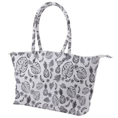 Tropical Pattern Canvas Shoulder Bag by Valentinaart