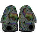 Fractal Rainbow Art Artwork Design Women s Chunky Heel Loafers View4