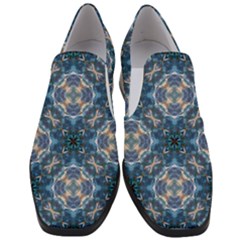 Graphic Pattern Bubble Wrap Bubbles Slip On Heel Loafers