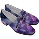 Geometric Triangle Women s Chunky Heel Loafers View3