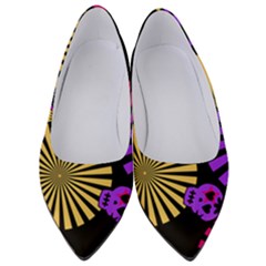 Seamless Halloween Day Of The Dead Women s Low Heels