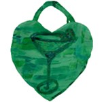 5 Oclock Somewhere Giant Heart Shaped Tote