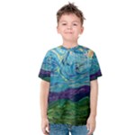 A Very Very Starry Night Kids  Cotton Tee