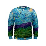 A Very Very Starry Night Kids  Sweatshirt