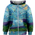 A Very Very Starry Night Kids  Zipper Hoodie Without Drawstring View1