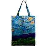 A Very Very Starry Night Zipper Classic Tote Bag