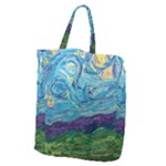 A Very Very Starry Night Giant Grocery Tote