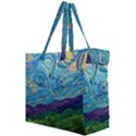 A Very Very Starry Night Canvas Travel Bag View2