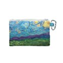 A Very Very Starry Night Canvas Cosmetic Bag (Small) View2