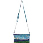 A Very Very Starry Night Mini Crossbody Handbag