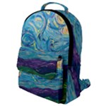 A Very Very Starry Night Flap Pocket Backpack (Small)