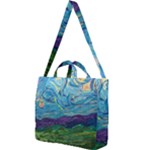 A Very Very Starry Night Square Shoulder Tote Bag