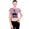 Ooh Lala Purple Rain Crew Neck Crop Top View1