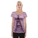 Ooh Lala Purple Rain Cap Sleeve Top View1