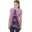 Ooh Lala Purple Rain Cap Sleeve High Low Top View1