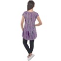 Ooh Lala Purple Rain Cap Sleeve High Low Top View2