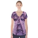 Ooh Lala Purple Rain Short Sleeve Front Detail Top View1