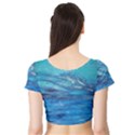 Women  Short Sleeve Crop Top View2