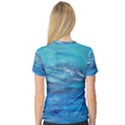 Women  V-Neck Sport Mesh Tee View2