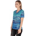 Women  Women s V-Neck Scrub Top View2