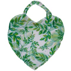 Tiny Tree Branches Giant Heart Shaped Tote by WensdaiAmbrose