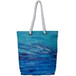 Into the Chill  Full Print Rope Handle Tote (Small)