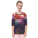 Spring Ring Kids  Quarter Sleeve Raglan Tee View1