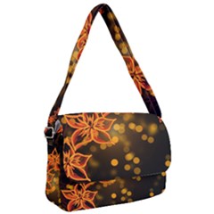 Flowers Background Bokeh Leaf Courier Bag by Mariart