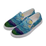 A Very Very Starry Night Women s Canvas Slip Ons