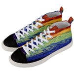 Days of Future Past  Men s Mid-Top Canvas Sneakers