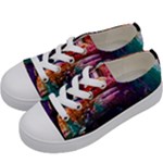 Spring Ring Kids  Low Top Canvas Sneakers