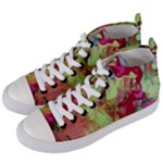 Neon World  Women s Mid-Top Canvas Sneakers