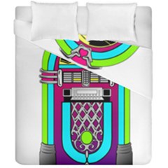 Jukebox Music Music Player Duvet Cover Double Side (california King Size) by Wegoenart