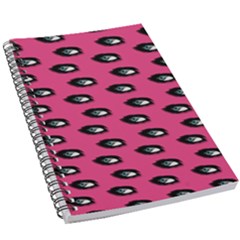 Eyes Dark Pink 5 5  X 8 5  Notebook by snowwhitegirl