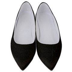 Black Glitter Women s Low Heels