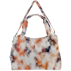 Multicolored Blur Abstract Texture Double Compartment Shoulder Bag