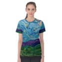 A Very Very Starry Night Women s Cotton Tee View1