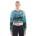 A Very Very Starry Night Cropped Sweatshirt