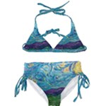 A Very Very Starry Night Kids  Classic Bikini Set