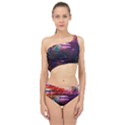 Spring Ring Spliced Up Two Piece Swimsuit View1