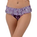 Ooh Lala Purple Rain Frill Bikini Bottom View1