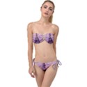 Ooh Lala Purple Rain Twist Bandeau Bikini Set View1