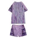 Ooh Lala Purple Rain Kids  Swim Tee and Shorts Set View2