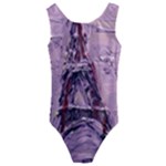 Ooh Lala Purple Rain Kids  Cut-Out Back One Piece Swimsuit