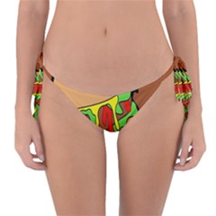 Burger Double Reversible Bikini Bottom by Sudhe