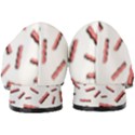 Funny Bacon Slices Pattern infidel red meat Women s Low Heels View4