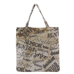 Graduation School Celebration Grocery Tote Bag