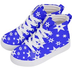 Star Background Pattern Advent Kids  Hi-top Skate Sneakers